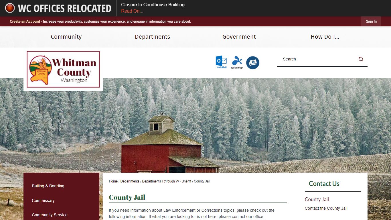 County Jail | Whitman County, WA